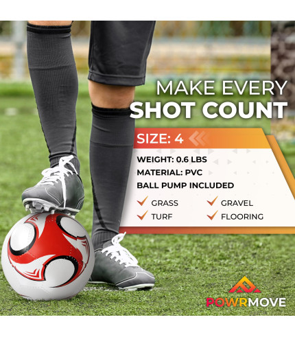 Soccer Goals for Backyard - Portable Soccer Goals Set of 2 with Pump, Cones, Training Ladder, Size 4 Ball and Carry Bag - 6FT x 4FT Soccer Nets, Durable Soccer Equipment for Kids and Adults 
